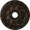 Ekena Millwork Spring Leaf Ceiling Medallion (Fits Canopies up to 5 5/8"), 19 7/8"OD x 3 5/8"ID x 1 1/4"P, Bronze CM19SPBZS - alternate 1